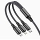 Aspor AC23 1M 3A 3in1 Data Cable