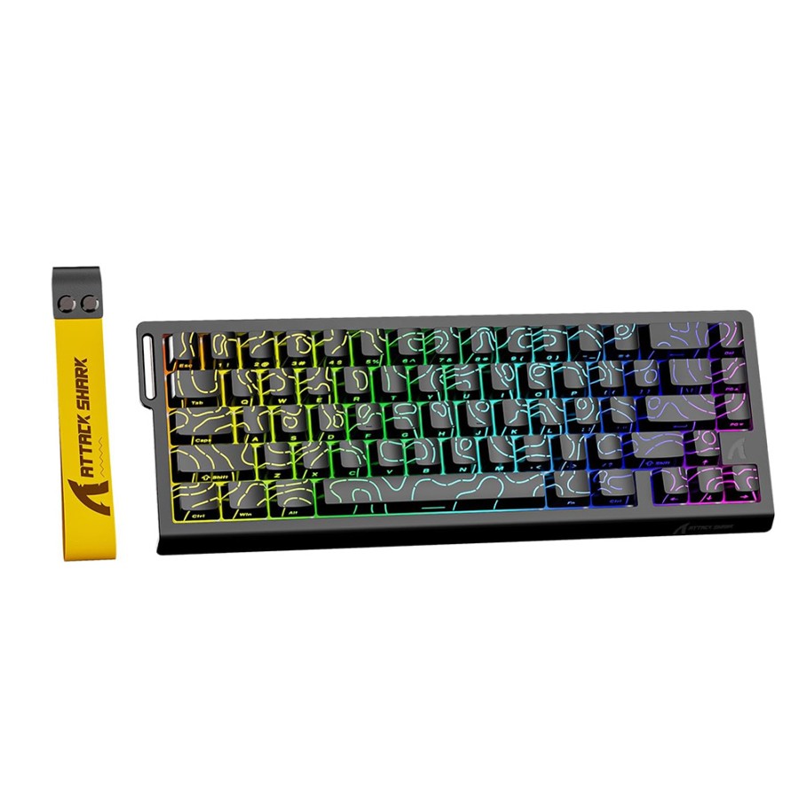 ATTACK SHARK X68 HE Rapid Trigger Mechanical Keyboard - Black ATTACK SHARK X68 HE Rapid Trigger Mechanical Keyboard - Black