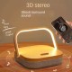 Light Circle Wireless Charging Bluetooth Audio Desk Lamp 15W