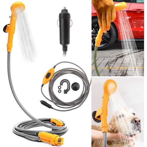 Portable Automobile Outdoor Camping Shower Kit DC12V