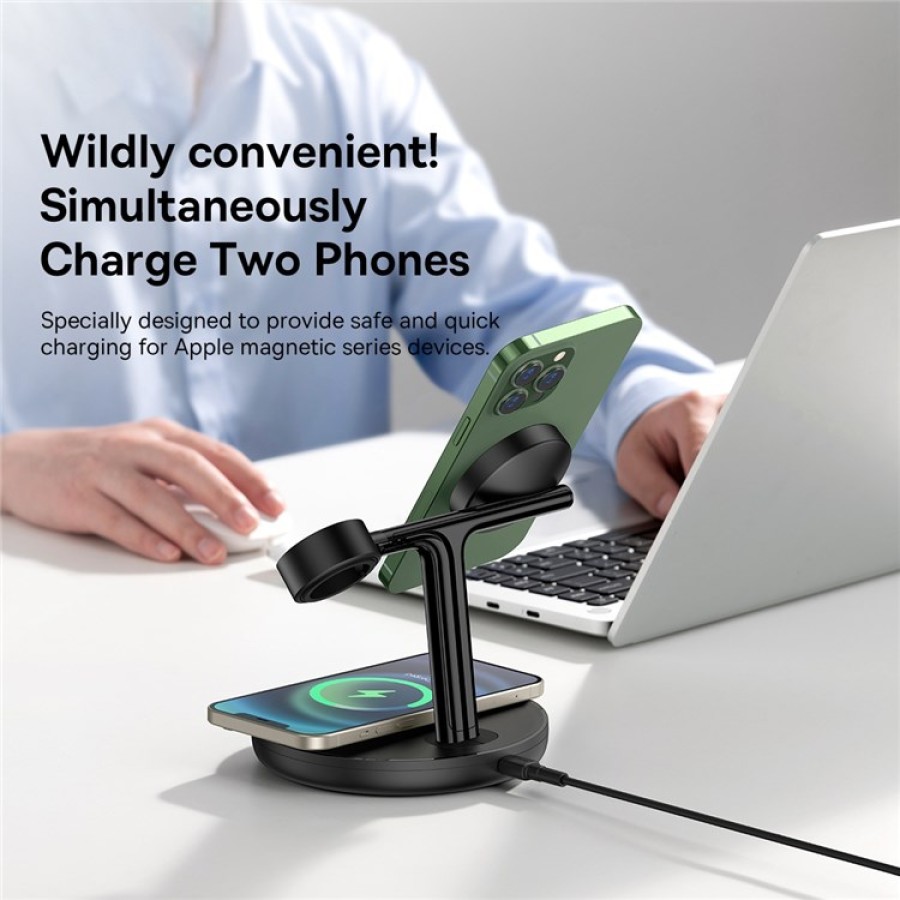 BASEUS Swan 3-in-1 Wireless Magnetic Charging Bracket 20W