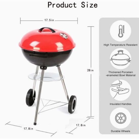 Portable BBQ Outdoor Trolley