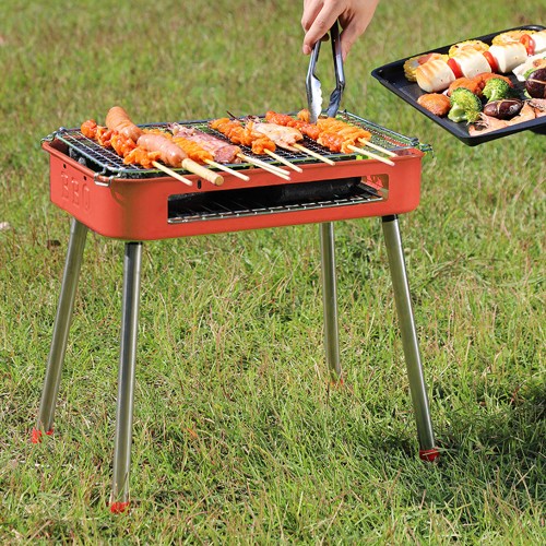 Electric BBQ Grill 2000W with Stand