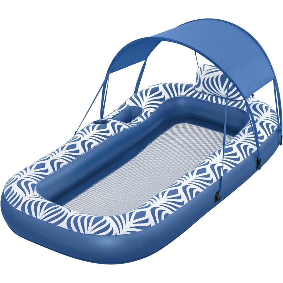 BESTWAY Comfort Plush Shaded Pool Lounge Float BESTWAY Comfort Plush Shaded Pool Lounge Float