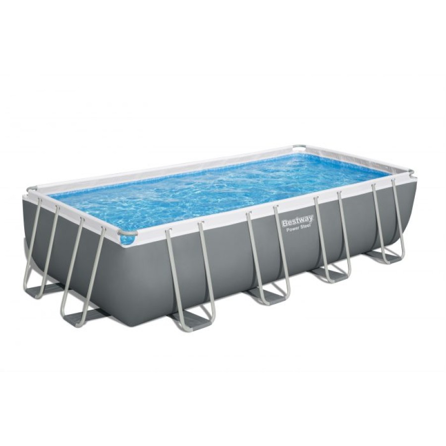 BESTWAY Rectangular Pool Set - 56671 (488x244x122cm)