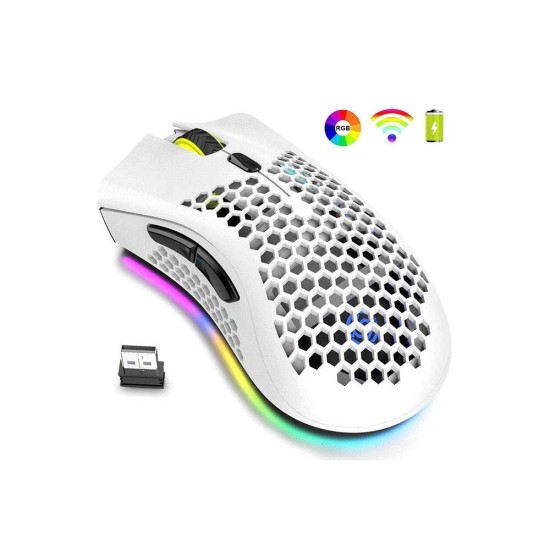 BM600 wireless gaming mouse - white