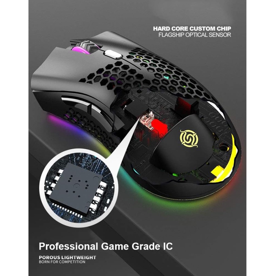 BM600 wireless gaming mouse - Black