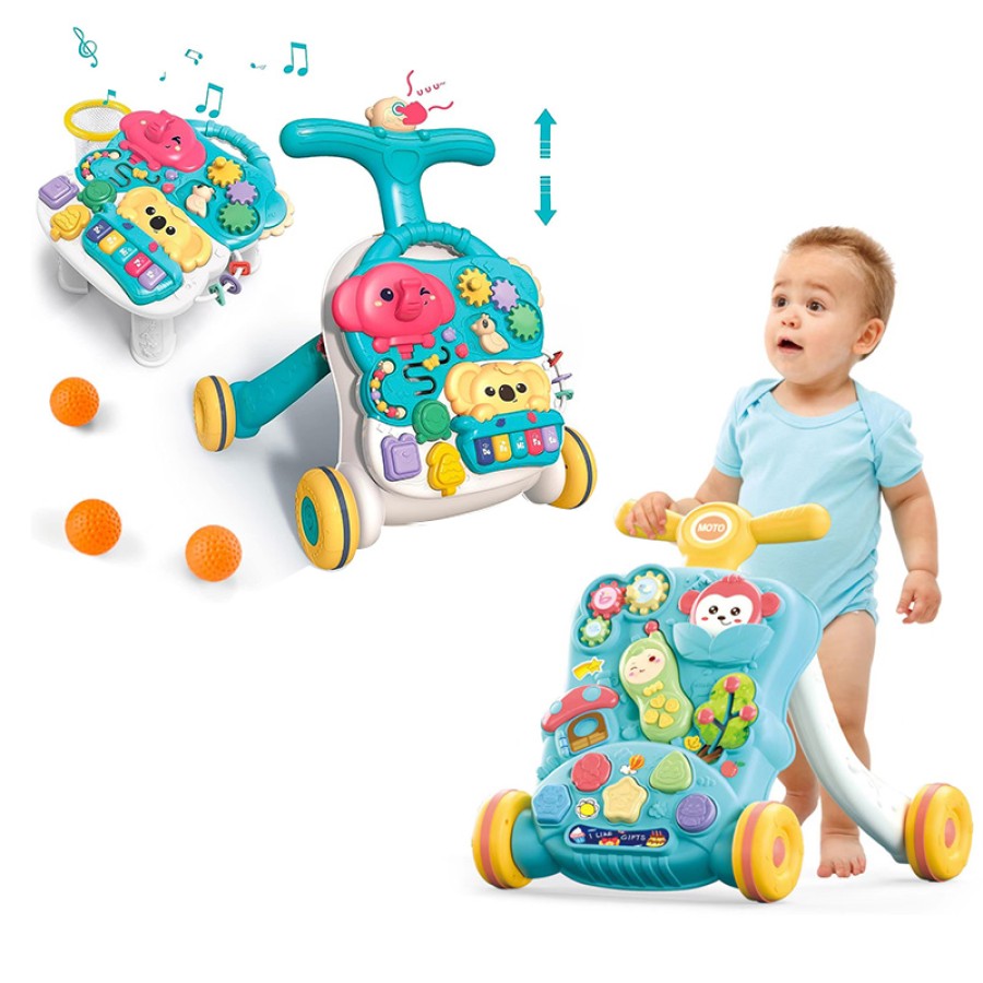  3 in 1 Baby Push Walker & Table leaning Activity (12519)