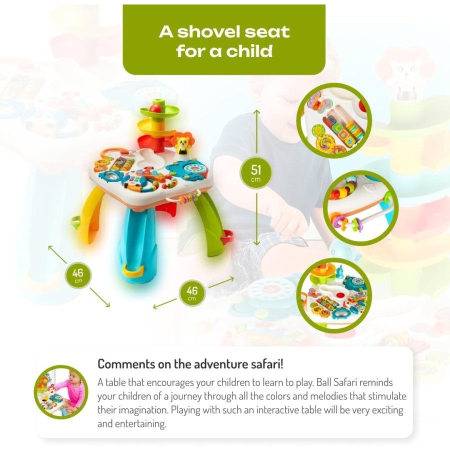 Baby Activity Table with Music & Ball Drop 12677