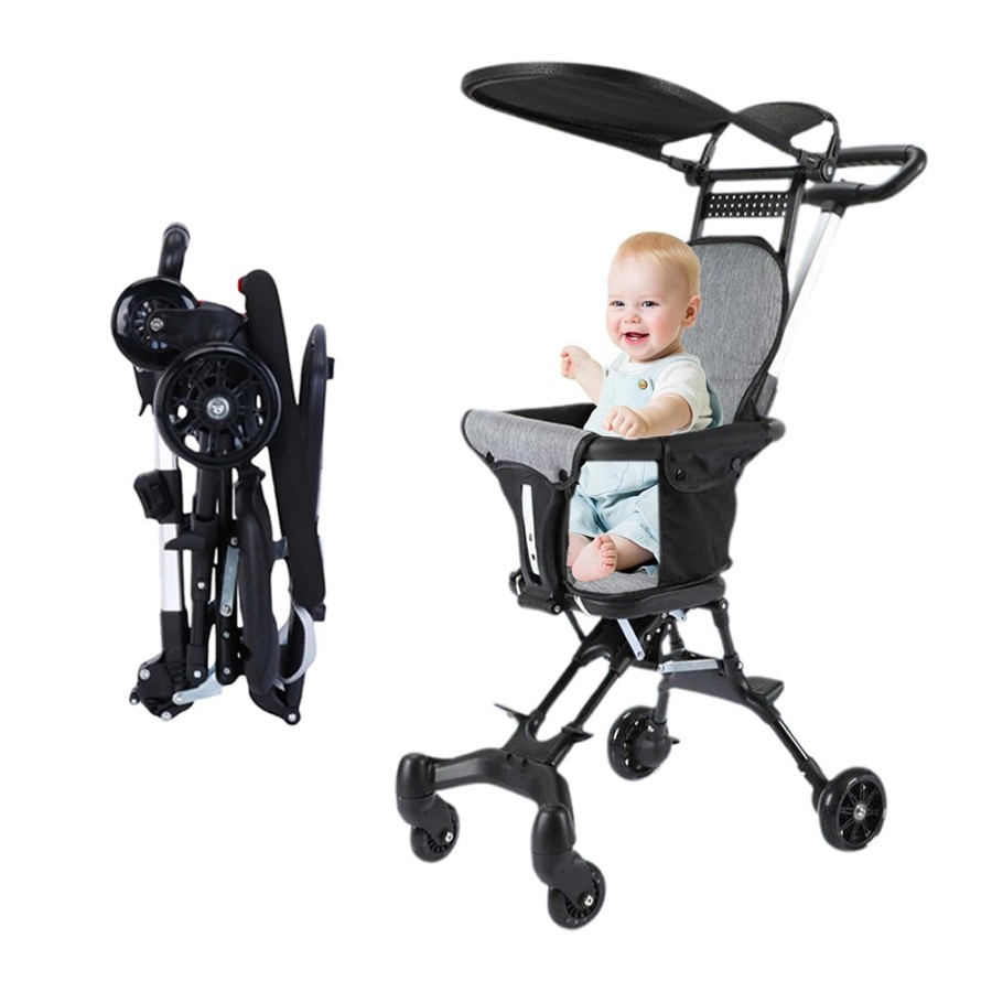 2 in 1 Convertible Baby Stroller with Shade
