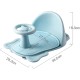  Baby Bath Seat with Non-Slip Soft Leather Sitting