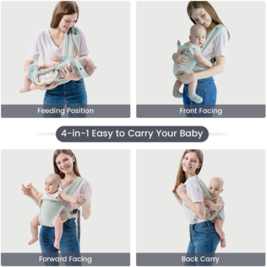 4-in-1 Easy to  Baby Carrier with Pocket