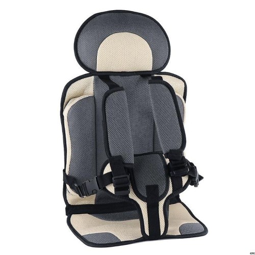 Child Safety Cushion With 5 Point Seat Belt During Travelling