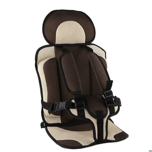 Child Safety Cushion With 5 Point Seat Belt During Travelling