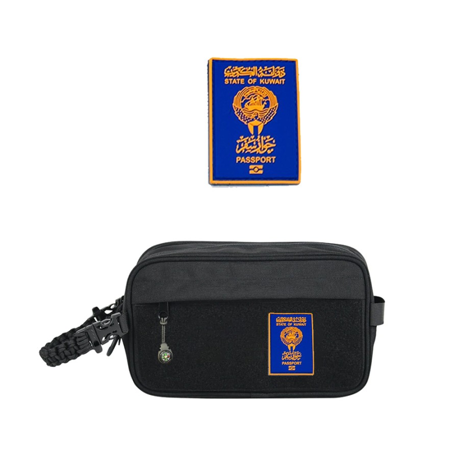 Velcro Patches For Handbag -Kuwait Passport Velcro Patches For Handbag -Kuwait Passport