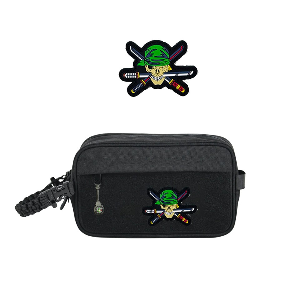 Velcro Patches For Handbag - Zoro Skull