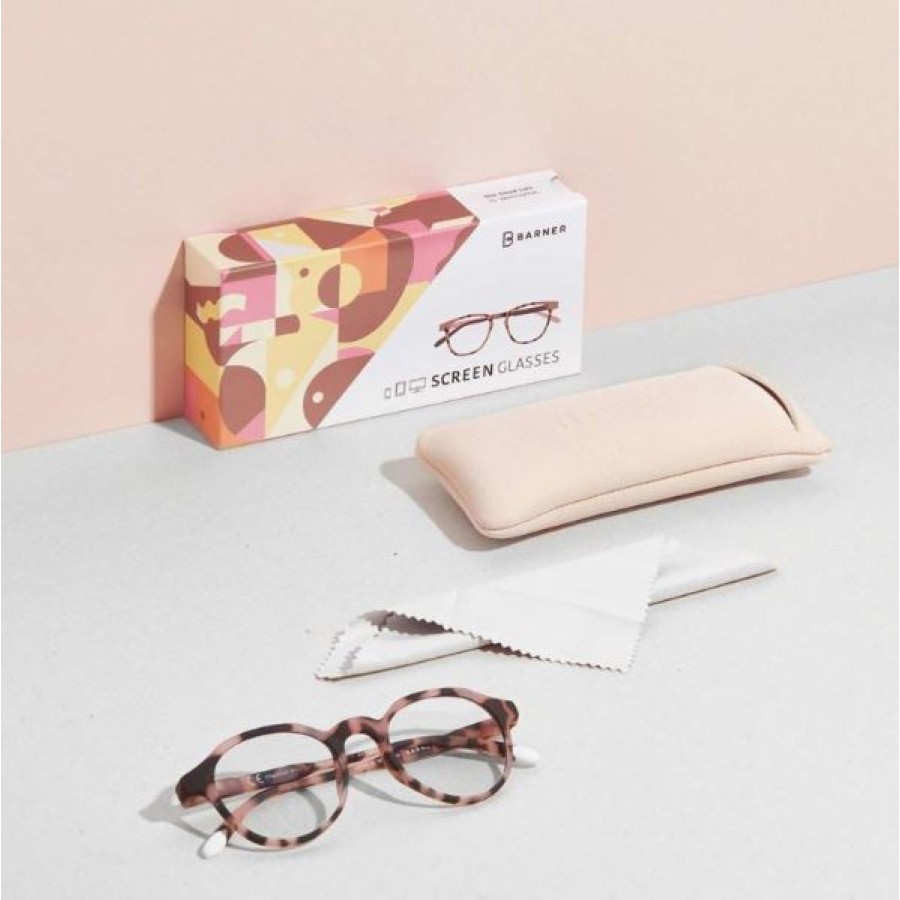 Barner Chamberi Anti-Bluelight Glasses - Pink Tortoise