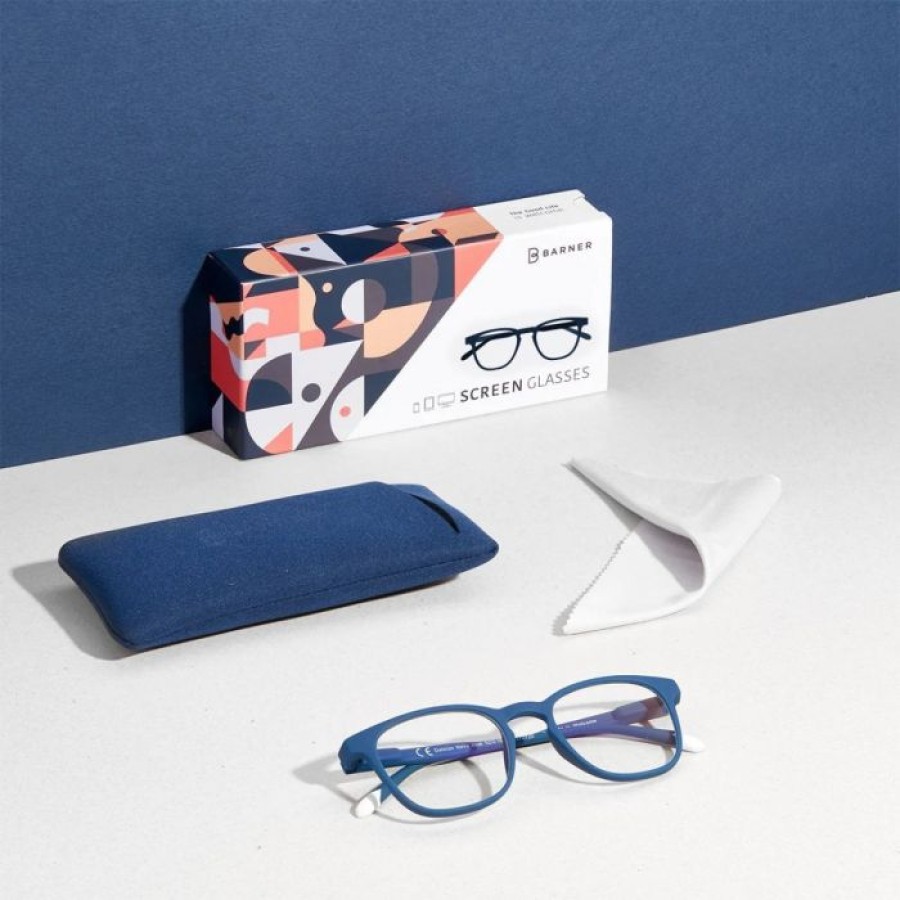 Barner Chroma Dalston Anti-Bluelight Glasses - Navy Blue