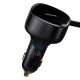 Baseus Enjoyment Retractable 2 in 1 Car Charger Type-C + 8 Pin 30W Baseus Enjoyment Retractable 2 in 1 Car Charger Type-C + 8 Pin 30W