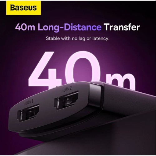 Baseus BS-OH114 AIRJOY SERIES  2-IN-1 Bidirectional HDMI Switch with 1m Cable