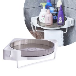 Bathroom Organizer Shelf with Movable Base and Strong Wall Adhesive Bathroom Organizer Shelf with Movable Base and Strong Wall Adhesive