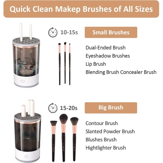 Electric Makeup Cleaner Brush