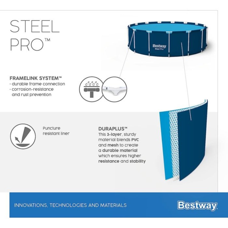 Bestway 3.66mm x 76cm Above Ground Pool Set (58093)