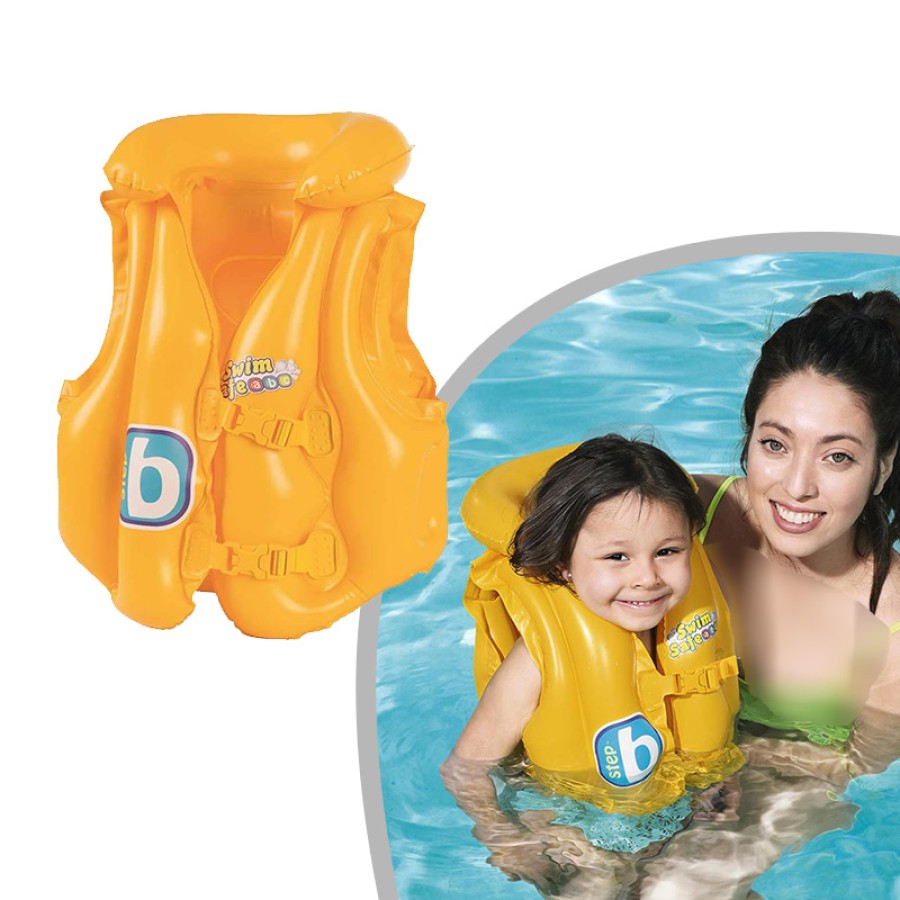 Bestway Inflatable Swim Safe Vest - Step B - 32034 (3 to 6 Years) Bestway Inflatable Swim Safe Vest - Step B - 32034 (3 to 6 Years)