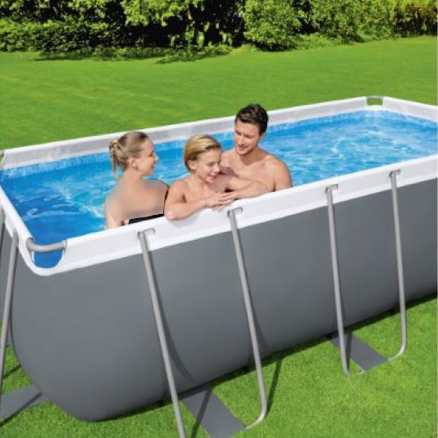 BESTWAY Power Steel Rectangular Pool - 56457 (412x201x122cm) BESTWAY Power Steel Rectangular Pool - 56457 (412x201x122cm)