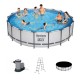 BESTWAY Steel Pro MAX Pool Set - 56462 (549x122cm) BESTWAY Steel Pro MAX Pool Set - 56462 (549x122cm)