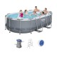 BESTWAY Power Steel Oval Pool Set - 56620 (427x250x100cm) BESTWAY Power Steel Oval Pool Set - 56620 (427x250x100cm)