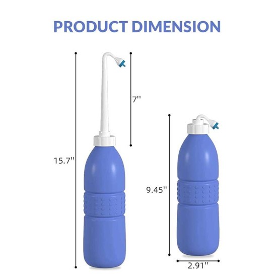 Portable Bidet Handheld Travel Shattaf - 450 ml