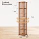 6-Tier Floorstanding Corner Bookcase