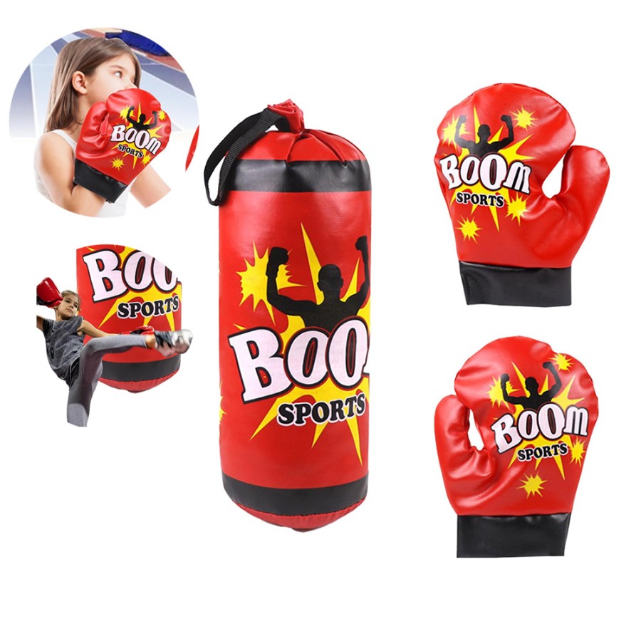 Kids Punching Bag with Punching Gloves
