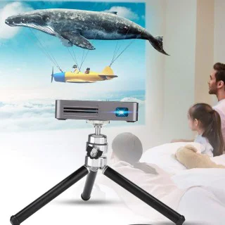 Pocket mini projector SMART WiFi with 4K resolution + LED + Android 9.0 up  to 120 diagonal