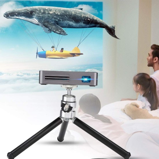 Borrego Mini Pocket Projector, Rechargeable 4K, Compatible with iPhone, Android