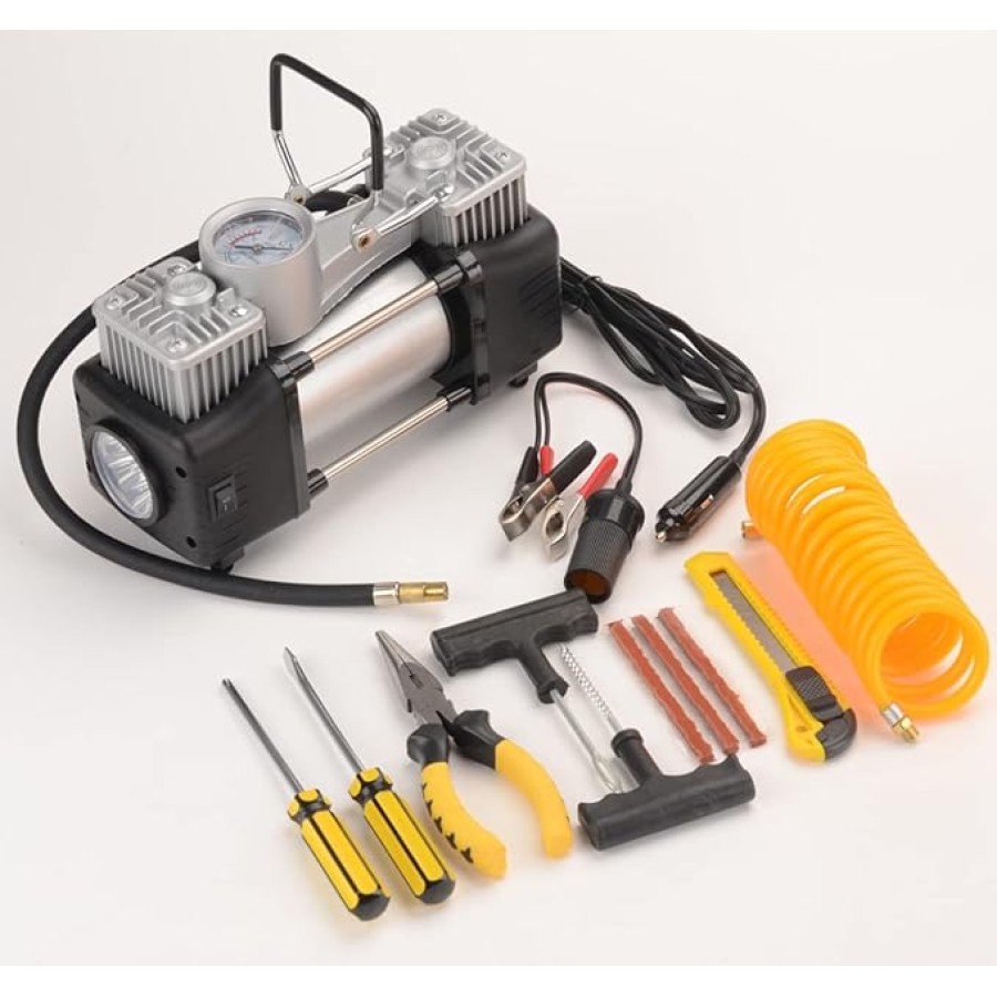 Bosho Portable Air Compressor Tire Inflator Pump 12V Bosho Portable Air Compressor Tire Inflator Pump 12V