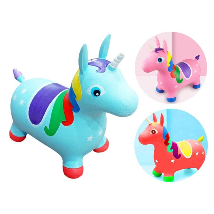  Bouncy Unicorn Hopper for Toddlers Animal Toy