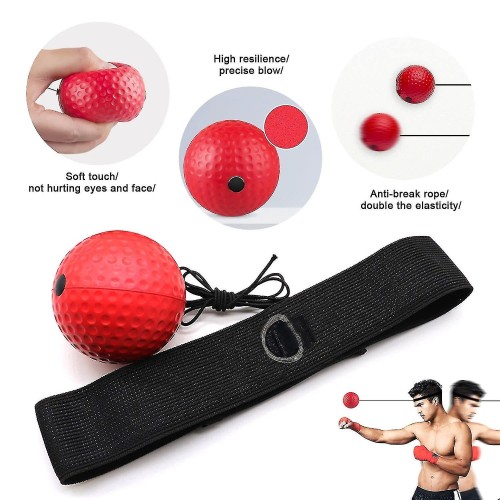 Boxing Reflex Ball Adjustable Headband