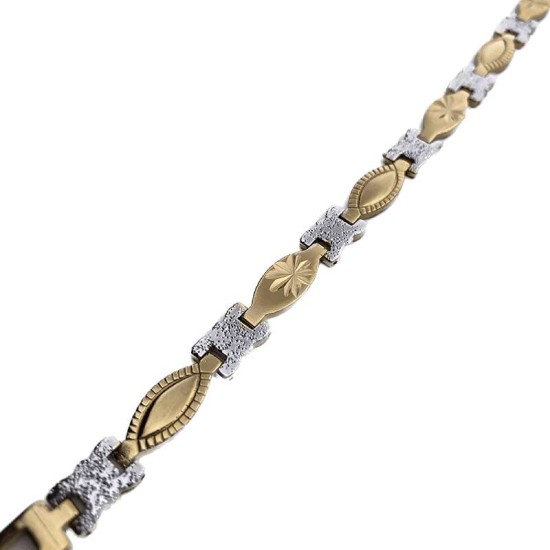 Jewellery Sterling Slim Leaf Silver Bracelet