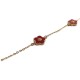 Jewellery Alhambra Floral Bracelet Gold Tone
