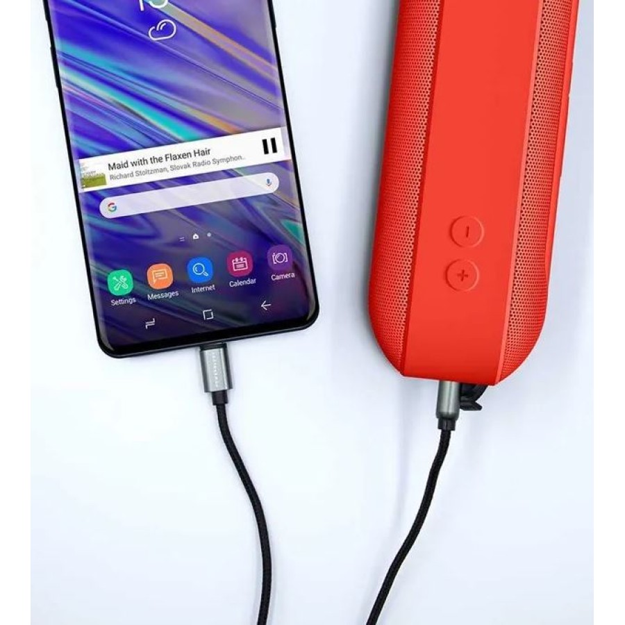 Braided AUX Lightning Audio Cable (1.2m/4ft)