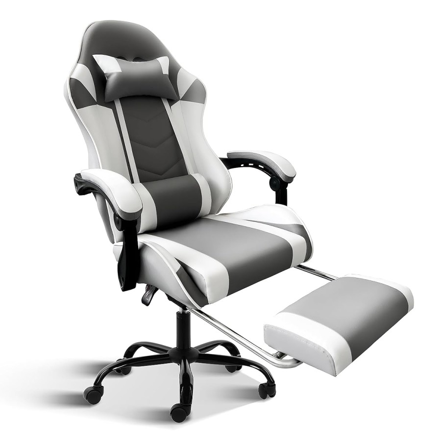 Brosloth Ergonomic Gaming Office Chair for Work from Home with Lumbar Support - grey Brosloth Ergonomic Gaming Office Chair for Work from Home with Lumbar Support - grey