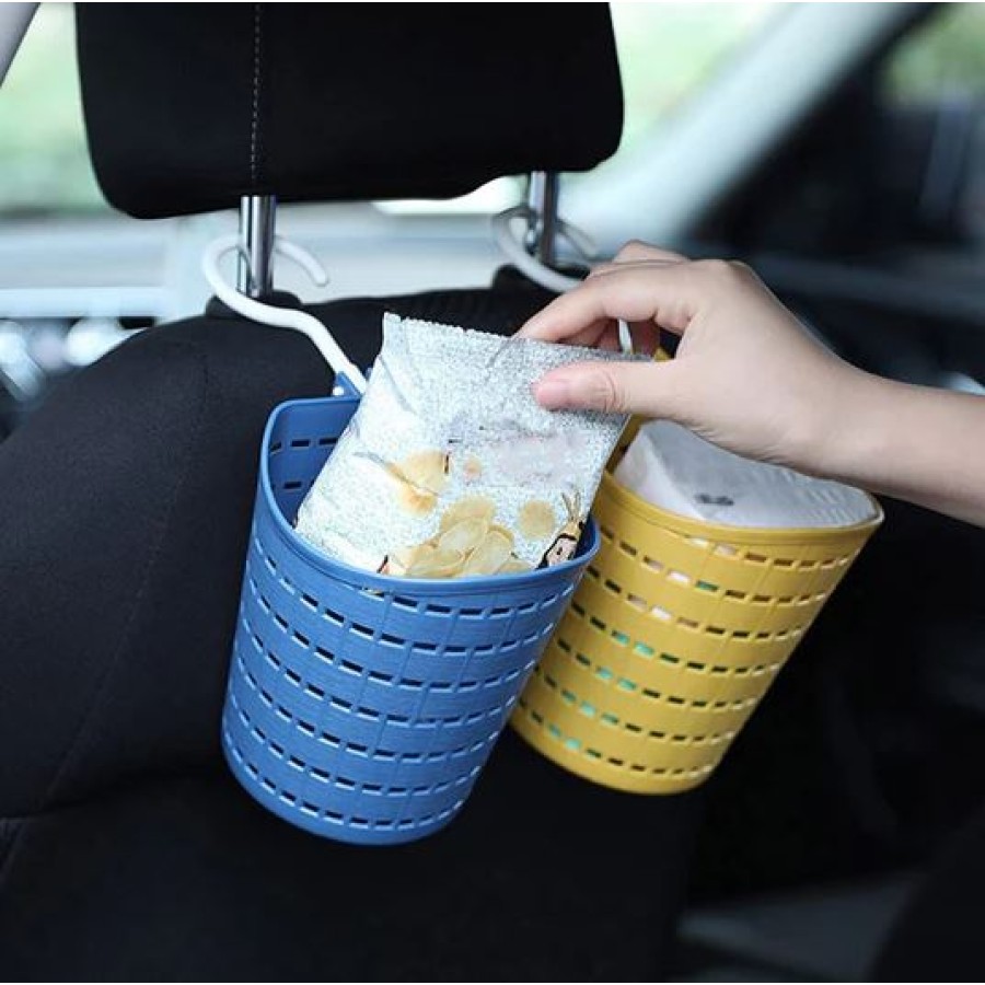 Car Trash C6262 Rotatable Bathroom Storage Basket with Hanging Hook