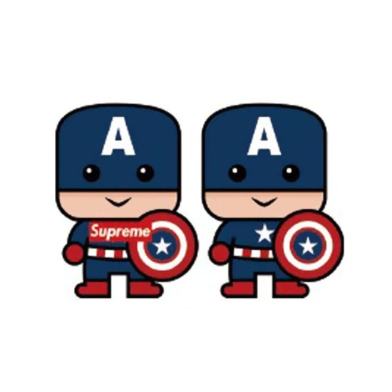 4D STICKER MARVEL CAPTAIN AMERICA 004