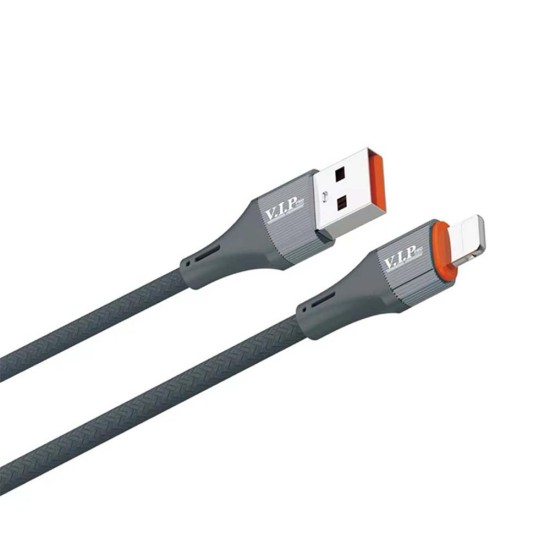 VIP CB-101 USB-A to Lightning 2.4A Cable - 1m (Life Time Warranty)