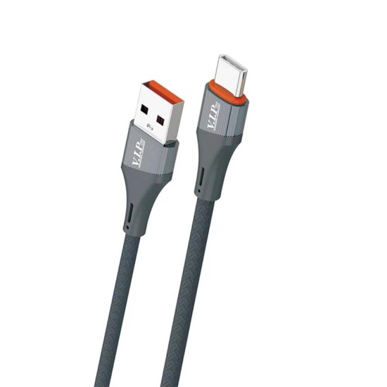 VIP CB-102 USB-A to Type C 2.4A Cable - 1m (Life Time Warranty)