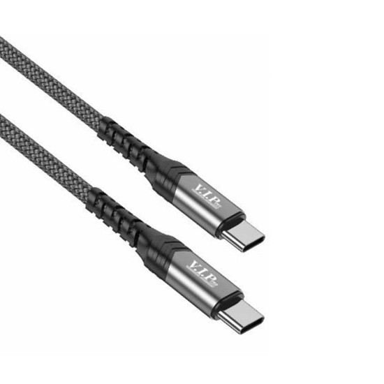 VIP CB-203 PD Type C to Type C 65W Cable -1.2m (Life Time Warranty)