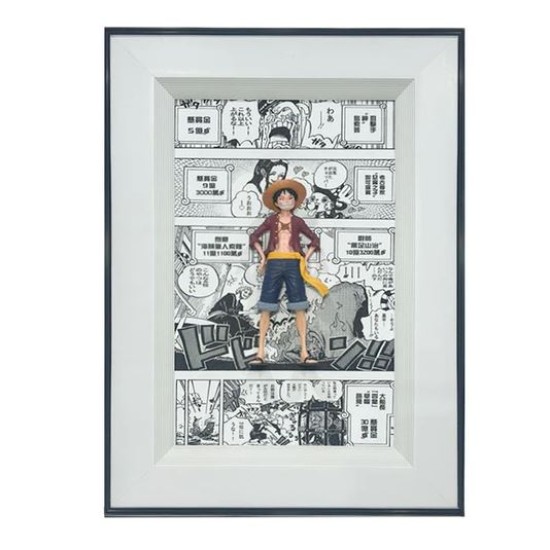 3d anime character frame (One Piece Luffy)