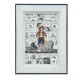 3d anime character frame (One Piece Luffy)